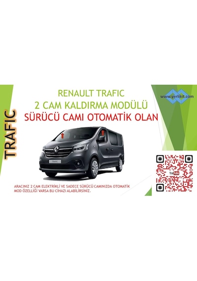 Renault Trafic 2 Li Cam Modülü Sürücü Camı Otomatik Olan
