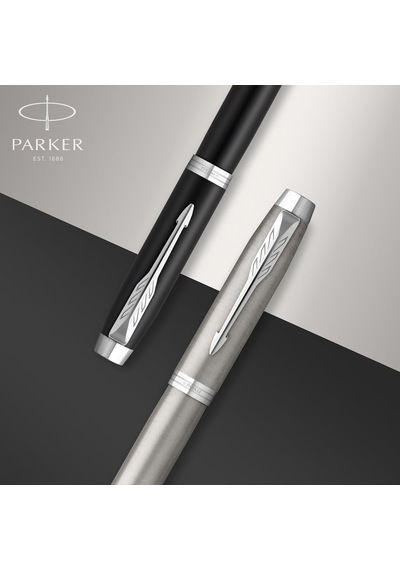 Parker Im Dolma Kalem Krom Süslü Mat Siyah Mavi Mürekkepli Or Diğer
