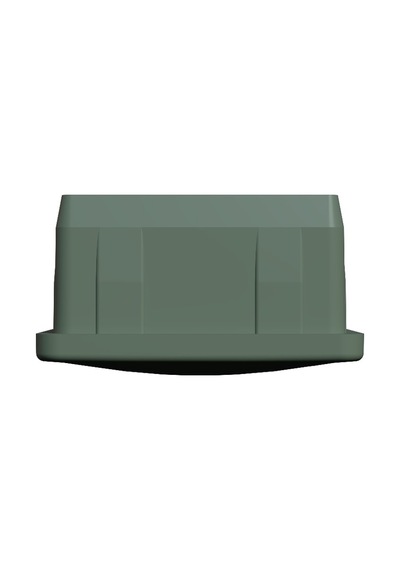Cateksss 40x40 Mm Bombeli İç Profil Tapası 2 Mm Krem - 25 Li Paket
