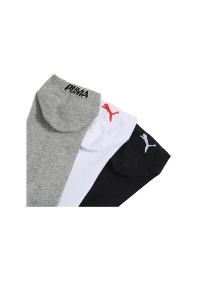 Puma Logo Stacking Sneaker 3'lü Unisex Çok Renkli Günlük Stil Çorap 94782003
