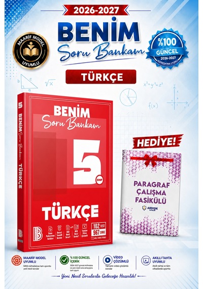 Benim Hocam 5. Sınıf Türkçe Soru Bankası Maarif Model