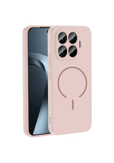 Xiaomi 17t Pro Kılıf Magsafe Destekli Kamera Korumalı Yumuşak Silikon Pazarplus Mürdüm