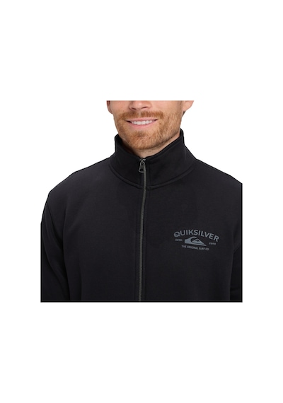 Quıksılver Quiksilver Zip Fleece No Hood Erkek Siyah Sweatshirt 11793 SiYAH