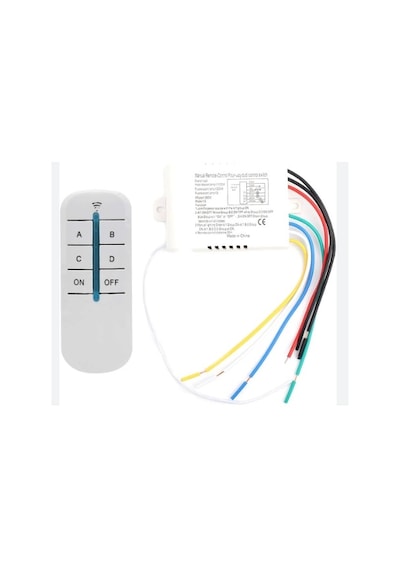 4 Kanallı Avize Kumandası 220 Volt
