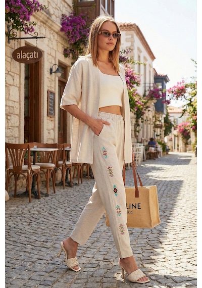 Lela Bayan Pantolon 5865050 Bej Bej