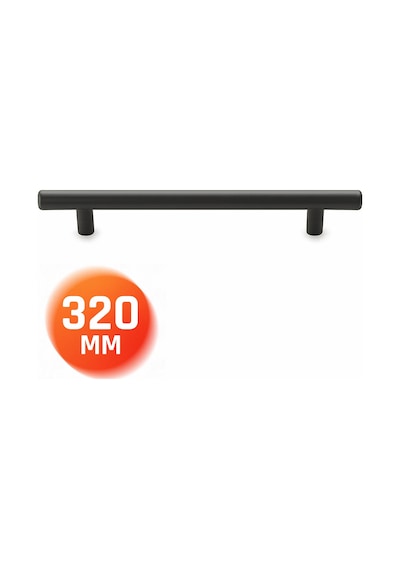 Metal Mobilya Kulbu Mutfak Çekmece Dolap Dolabı Kulpu Kulpları Titanyum 320 Mm
