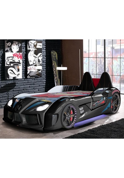 Arabalı Yatak, Audi Koltuklu Full Ledli Arabalı Yatak + 1 Adet Comfort Yatak