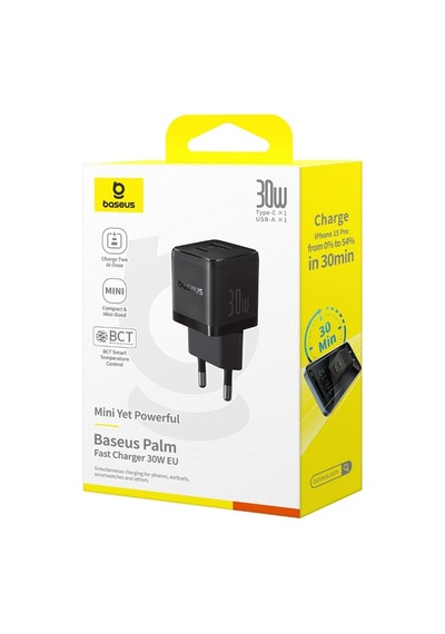 Palm Hızlı Şarj C+u 30w Eu Siyah