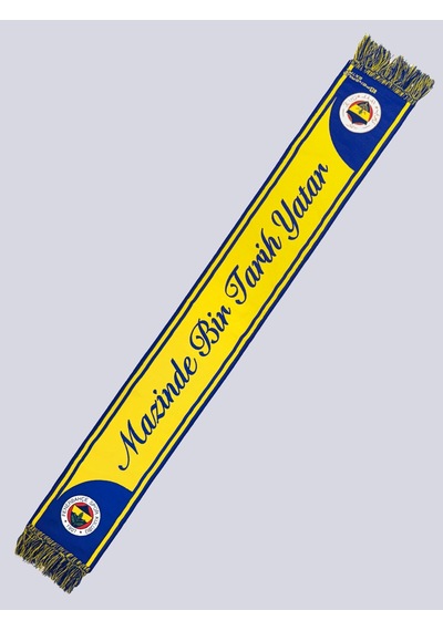 Fenerium Fenerbahçe Sarı Lacivert Mazinde Bir Tarih Yatar Unisex Dokuma Atkı Lacıvert-sarı