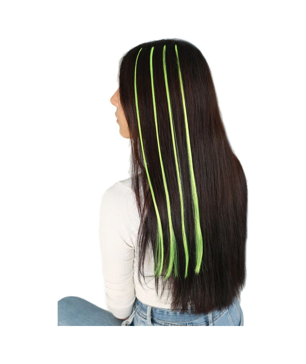 Fiber Sentetik Boncuk Kaynaklık Renkli / Neon Sarı / 100 Adet - Zmff-571596 Çok Renkli