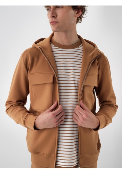 Xint Camel Pamuk Dokulu Regular Fit Sweatmont 350186
