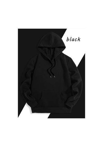 Nevermind Sevgili Kombin Hoodie Ayıcık Baskılı Kalpli Çift Sweatshirt Uni Siyah