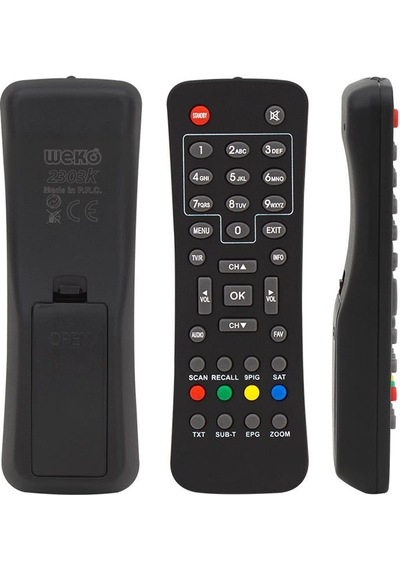 Mersat Exclusive - Globex - Fobem - Amstrad Mini Ttx - Newline Scart Uydu Alıcısı Kumandası