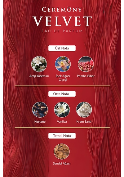 Ceremony Velvet Kadın Parfüm EDP 50 ML