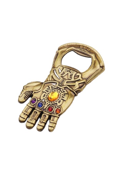 Schulzz Metal Marvel Thanos Şişe Kapak Açacağı Altın
