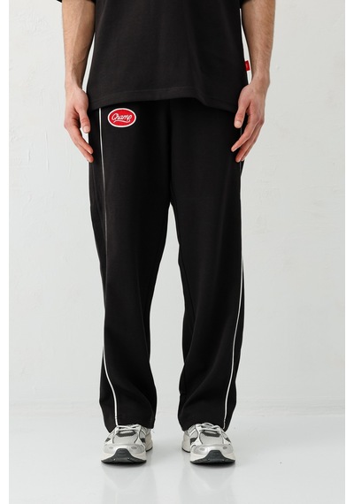 Oversize Baskılı Eşofman Takım V90-21 Siyah