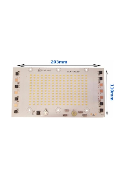 220 Volt 150 Watt Beyaz Hazır Projektör Pcb Ledi Smd 2835 Ledli Projektör Kartı