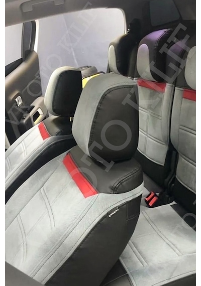 Vk Auto Citroen C5 Air Cross Uyumlu Araca Özel Koltuk Kılıfı Gri-taytüyü
