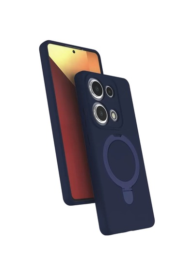 Newface Xiaomi Redmi Note 13 Pro 4g Regal Magsafe Standlı Kapak - Lacivert