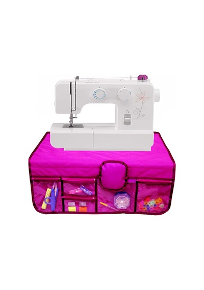 Dikiş Makinası Altlığı Organizer İğne Makas Masura Aksesuar Seti Fuşya Dikiş Makinası Altlığı Organizer İğne Makas Masura Aksesuar Seti Fuşya
