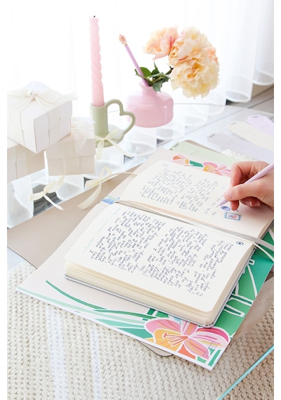 A5 Bullet Journal Noktalı Defter 140 Gr. 80 Yaprak Silver Glow Metalik