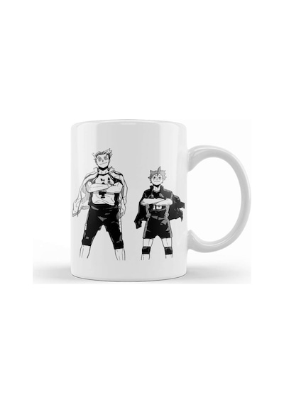 Bokuto And Hinata Haikyuu Manga Cap Kupa Bardak Porselen Karışık