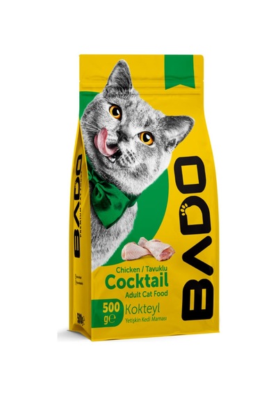 Bado Yetişkin Kedi Maması Kokteyl 500gr