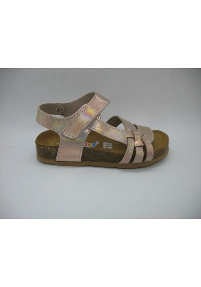 Toddler 01328 Anatomik Deri Mantar Taban Pudra Sandalet 26-30 Pudra