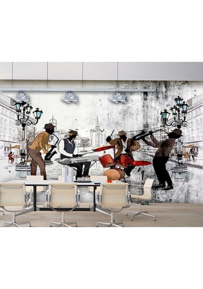 Müzik Temalı Duvar Kağıdı Orkestra