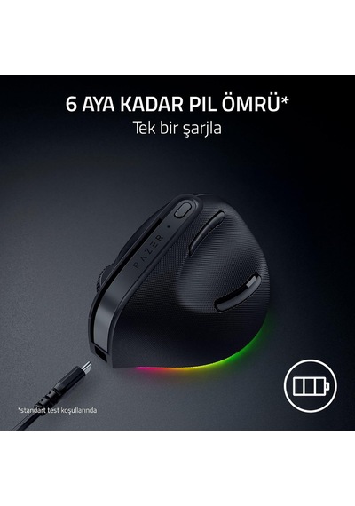 Pro Click V2 Vertical - Sağ Elini Kullanan Kullanıcılar İçin Dikey Ergonomik Kablosuz Fare - Aı İstemi Yardımı - Genel