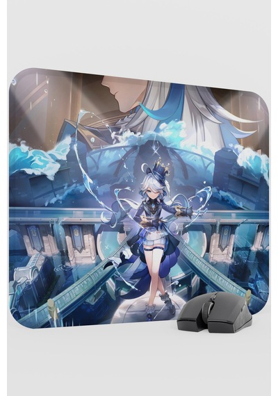 Furina Genshin Impact Anime Gacha V1 - 48x40 Xl Gaming Mouse Pad Fare Altlığı