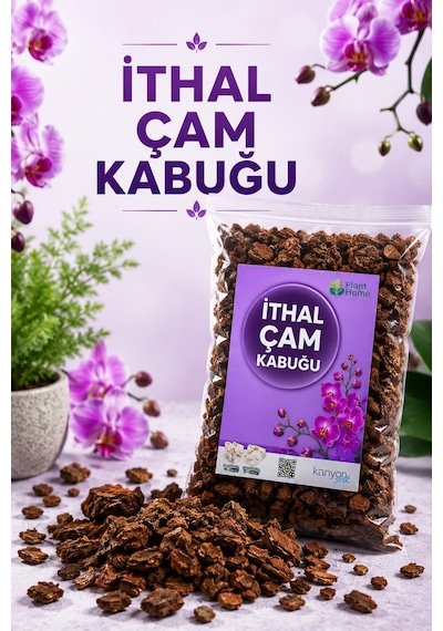 İthal Çam Kabuğu 1 Litre Orkide Ve Saksı Bitkileri İçin Doğal Çam Kabuğu Diğer