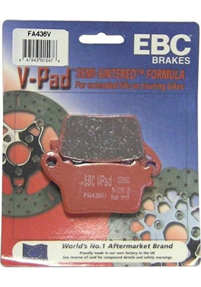 Ebc Fren Balatası Yarı Sinter Fa436v Honda Cbr 600 1000 Rr Kawasa