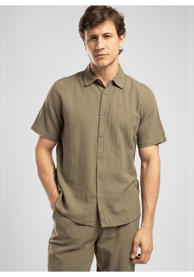 Lee Cooper Haki Erkek %100 Pamuk Gömlek 262 Lcm 241013 Weost Haki