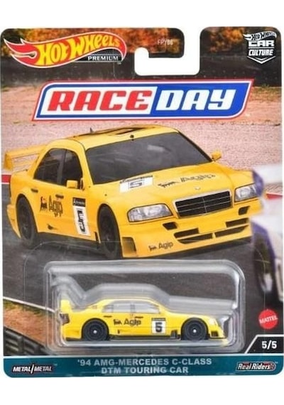 Hot Wheels Premium Race Day '94 Amg-mercedes C-class Dtm Touring Car Hkc62