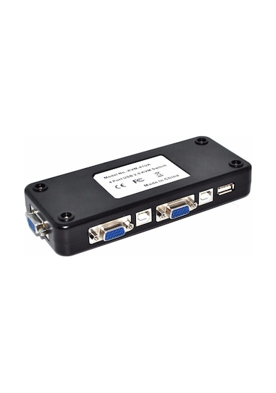 Triline 4 Port Usb Kvm Switch 4Pc Tek Monitör Kontrol