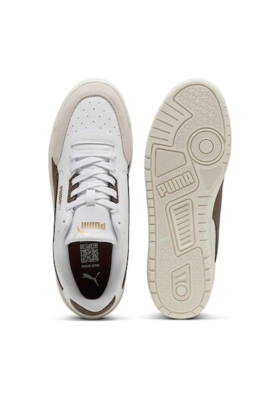 Puma Shuffle Downtown Og Erkek Spor Ayakkabı Beyaz Kahve Beyaz Kahve