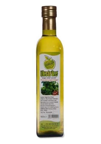 Iksirke Katkısız Ekşi Elma Sirkesi 500 ML