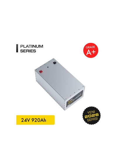 Werer Energy 24V 920Ah LiFePO4 Platinum Series Bluetooth'lu Lityum Demir Fosfat Akü