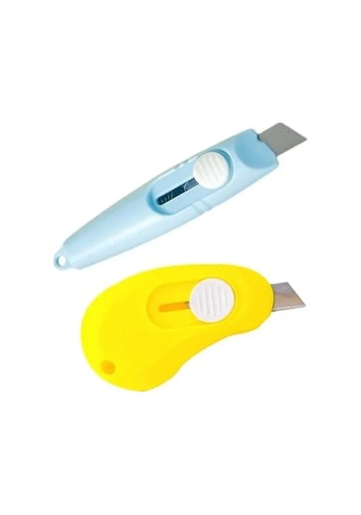 2 Adet Çelik Bıçaklı Mini Tekli Falçata, Portatif Ve Kullanışlı