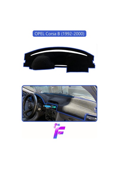 Opel Corsa B 1992-2000 Uyumlu Torpido Örtüsü Yansıma Önleyici Tam Koruma Kolay Montaj H77