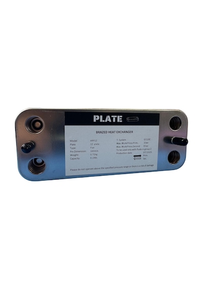 Plaka Eşanjör Baymak Eco5 Airfel 12 Plate