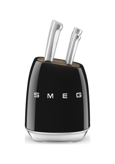 Smeg 50's Style Retro Siyah Standlı Bıçak Seti Kbsf02bl Siyah