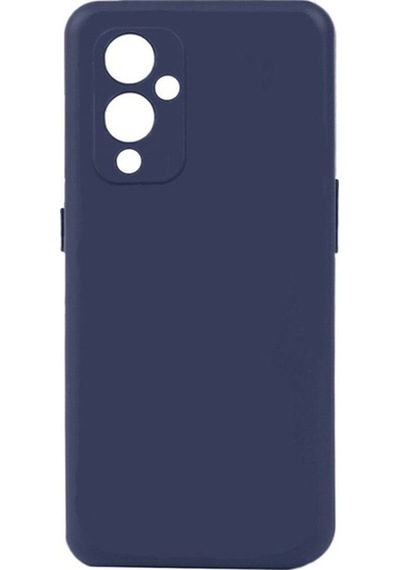 One Plus 9 Kılıf Zore Biye Silikon Lacivert