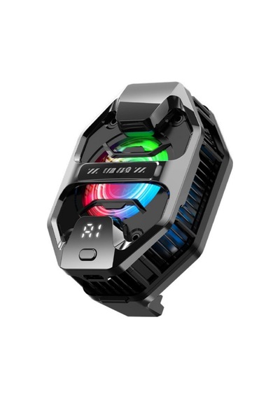 Polham Aı Destekli Turbo Fanlı Telefon Soğutucu -3 C Soğutma 7500 Rpm Hız Rgb Işıklı 3 Farklı Mod