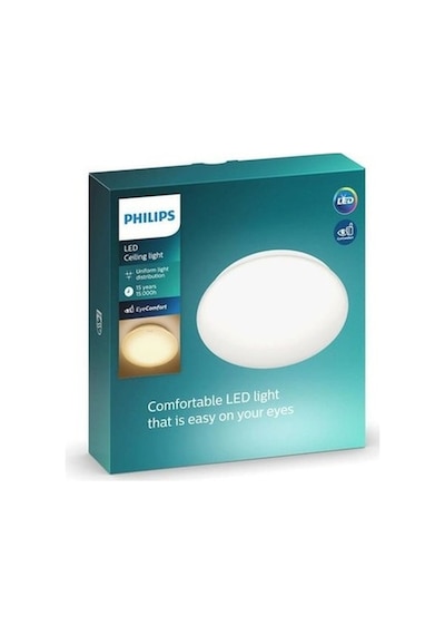 Philips 17w Led Armatür Plafonyer Sarı 2700k Balkon Banyo Tavan L