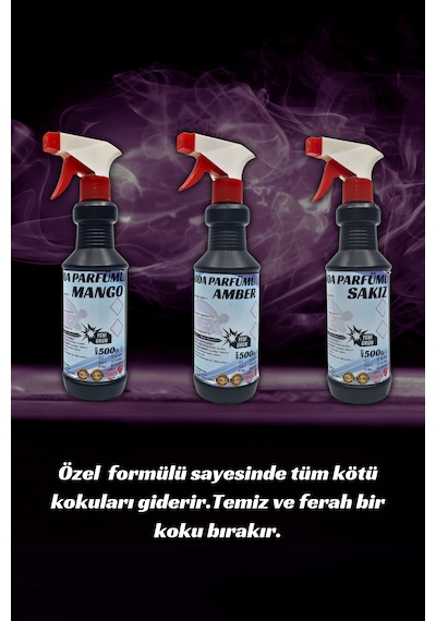 Amber Kokulu Parfüm 500 Ml Amber Oda Kokusu, Oto Ve Oda Parfümü