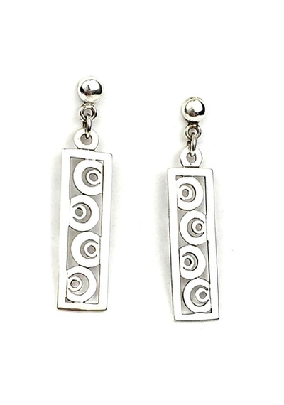 Gümüş Tasarım Küpe N11.50735