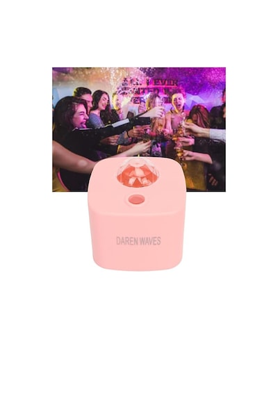 Jasper Pembe Night Light Renkli Gökyüzü Lambası Pembe