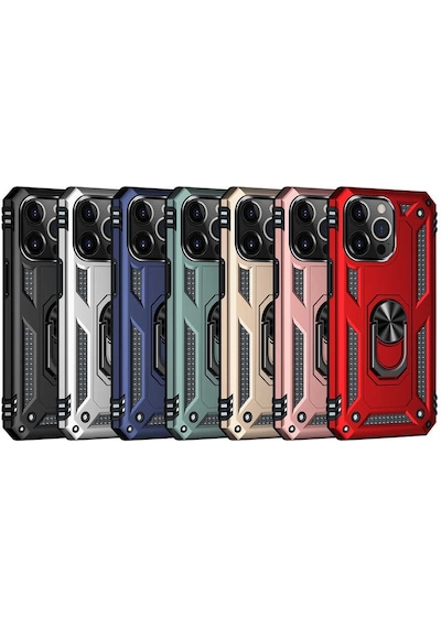 Zeyline Apple Uyumlu iPhone 13 Pro Zore Vega Kapak-mavi